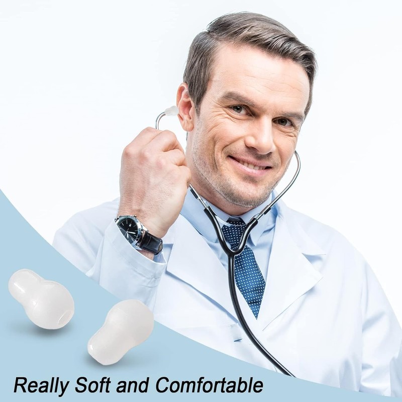 Stethoscope Ear Tips Replacement Stethoscope Parts Compatible for Littmann Stethoscopes