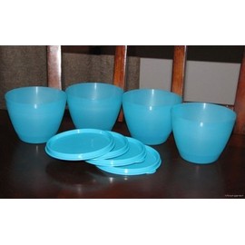 Tupperware (4) REFRIGERATOR Bowl SET by Tupperware