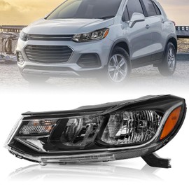 TUSDAR For 2017-2022 Chevy TRAX Factory OE Non-Projector Type Headlights [Halogen OE Style] Headlamps Assembly Front Lamps LH Left Driver Side