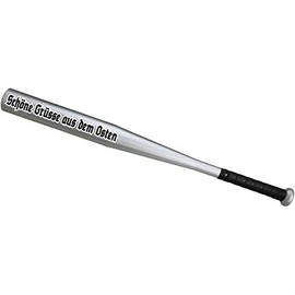 Spaß Kostet Baseball Bat Aluminium Beautiful Greetings from the East 26 Inches 65 cm Long Ideal for Baseball