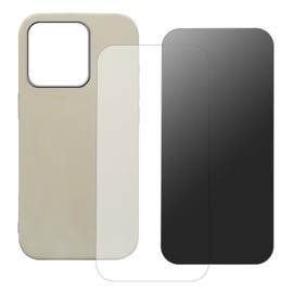 shamdspopu HD Schutzfolie und Sichtschutz Schutzfolie für Honor X6a mit Hülle, Panzer Schutz Glas, Gehärtetem Glas (weiß)