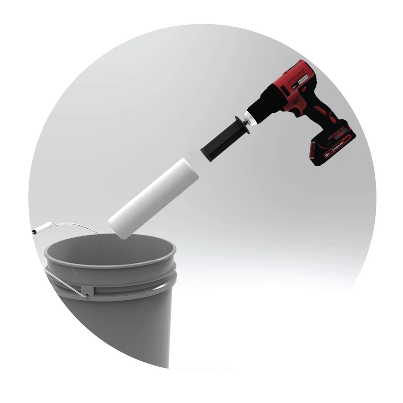 Monkey Rung Spin Pro Paint Roller Cleaner Tool Fits 3"