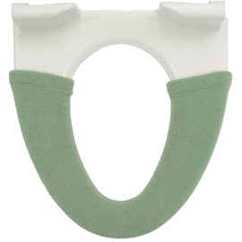 Color Shop Washable and Heated Toilet Seat Cover Smoke Green
