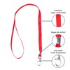 50 Red Neck Loops of 45 cm with Loop for