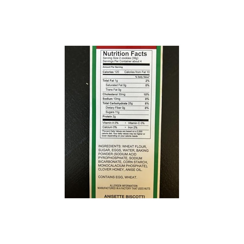 San Paolo Cookies - Anisette Biscotti - 16oz - 2