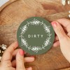 ThreeKin Clean/Dirty Magnet for Dishwasher, Double-Sided Kitchen Gadget Gift, Easy-to-Read