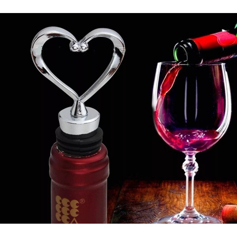Freds Recuerdo Tapon Para Vino De Acero Inox En Forma