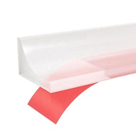 FOURGUN Sealing Strip Collapsible Water Dam Barrier Silicone Waterproof Guard, Dry Wet Separation, Leak-Proof Flexible Seal Strip for Showers/Sinks/Countertops/Kitchen/Homes/Hotels//Gym/bathrooms