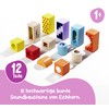 Eichhorn Sound Building Blocks, 12 Colourful Wooden Building Blocks That