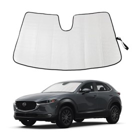 Parasol de parabrisas Mazda CX-30 2020-2025, accesorios ventana delantera, parasol plegable, reflectante, protector solar, protector privacidad, mantiene tu vehículo