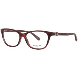 Coach Eyeglasses Frames HC6180 5658 Milky Wine Tortoise Gold Red 54-16-140