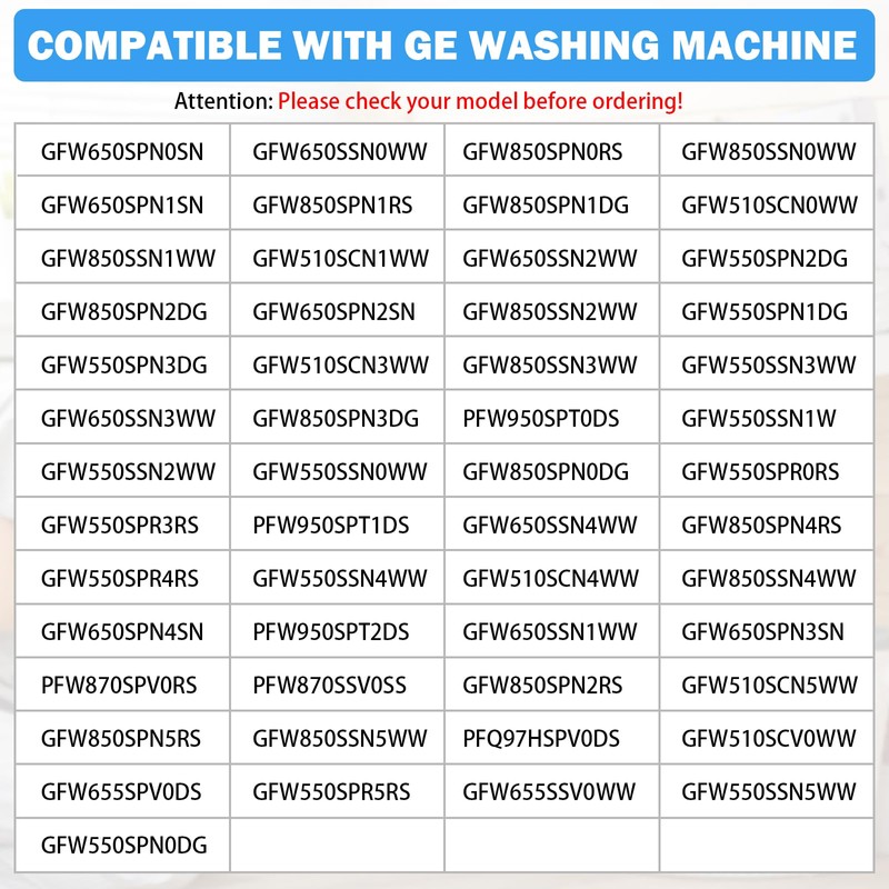 Upgraded WH11X29539 Washer Drain Pump for GE Front Load Washer