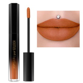 HOOMUSS Brown Lipstick Long Lasting, Matte Liquid Lipsticks for Women Non Transfer Smudgeproof Smooth and Easy to Appy Cruelty Free Lip Color, M60 Caramel