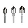 General Tools 3 Piece Countersink Bit Set #195ST, Includes 1/2