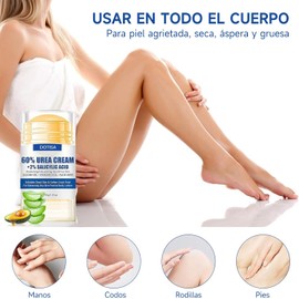 Crema Hidratante Urea 60 para Pies - Crema Hidratante para Pies y Manos - Exfoliante para Piel Seca (40g)