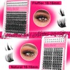 MilyBest Lash Clusters Kit 808Pcs Eyelash Clusters with Spikes and