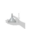 Winco Plastic Funnel, 4 1/4-Inch Diameter, White, Medium