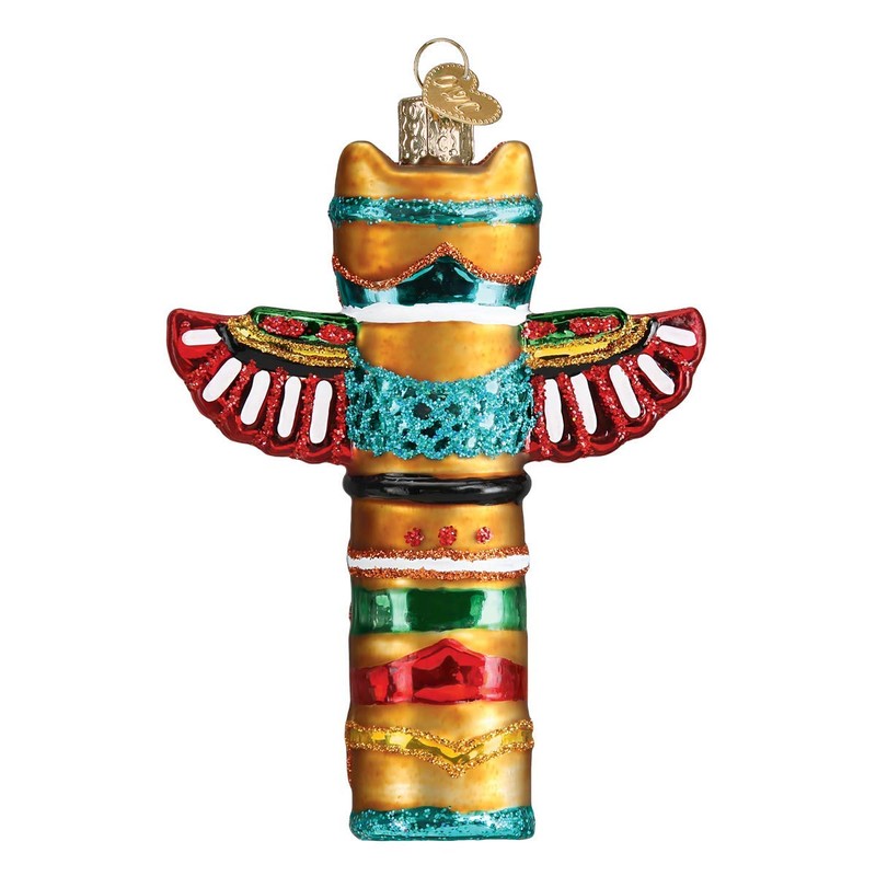 Old World Christmas Totem Pole Ornament, Multi