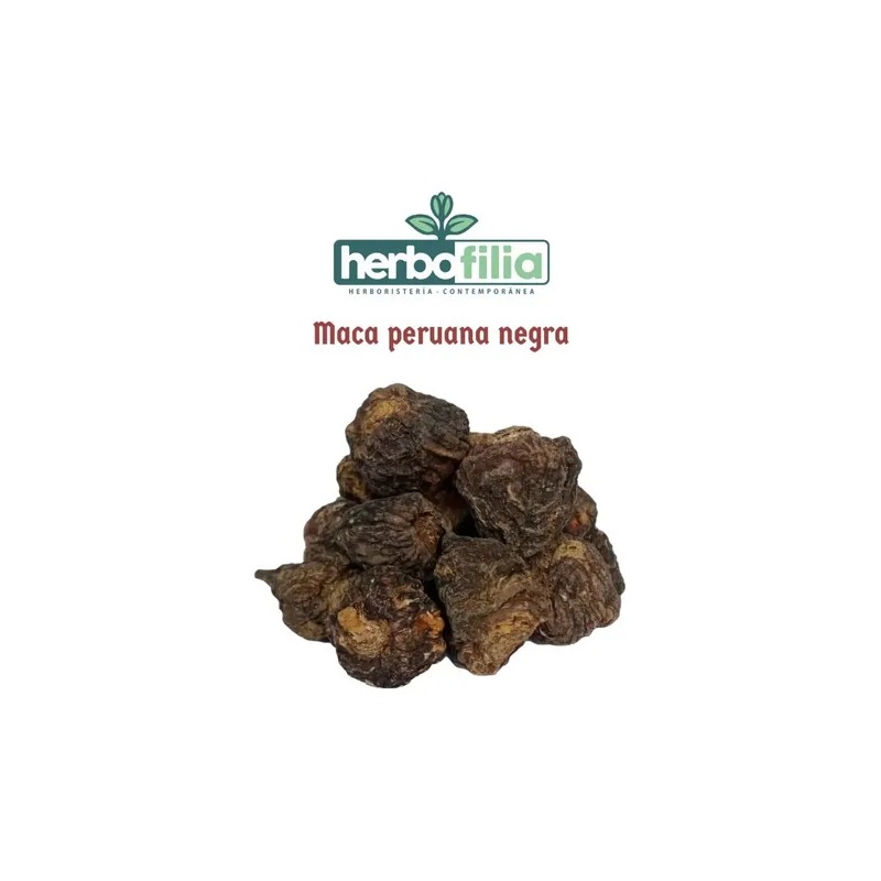 Maca Negra Peruana Entera Orgánica De Primera Calidad 100gr