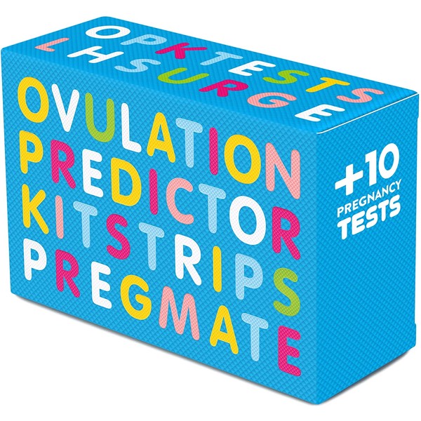 PREGMATE 40 Ovulation and 10 Pregnancy Test Strips Predictor Kit