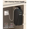 SOOWAY Biometric Gun Safe for Pistols, Single Mount Bedside Pistol