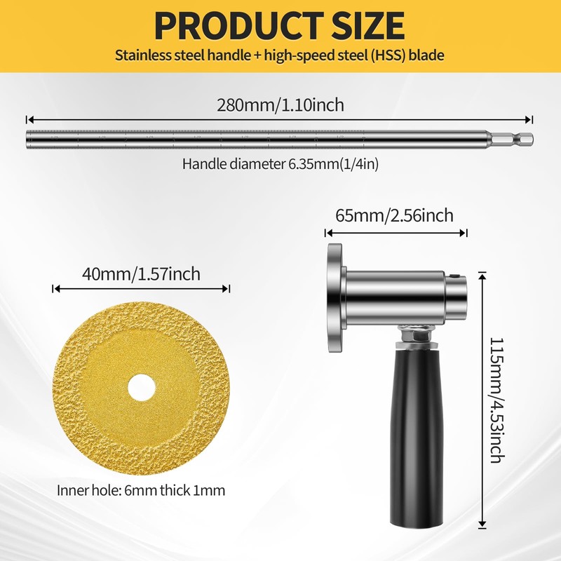 Inside Pipe Cutter for Pvc Pipe, Cutter Tool Set with