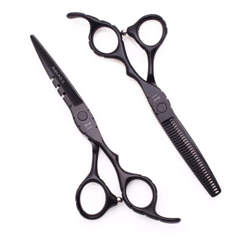 Aqiabi Kit Tijeras Peluquero / Estilista 6 / Microdentada Original