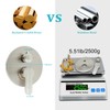 Backnets Wall Mount Brushed Nickel Pressure Balancing Shower Diverter Mixing