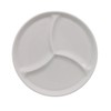 Tableware East 3 Divided Snack Plate, 6.9 inches (17.5 cm),