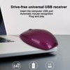 2.4G Wireless Mouse Symmetric with USB Receiver for Desktop Computers