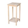 International Concepts Portman Accent Table, Unfinished
