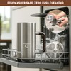 TOMAKEIT 1L/34 Oz French Press Coffee Maker,304 Stainless Steel Coffee