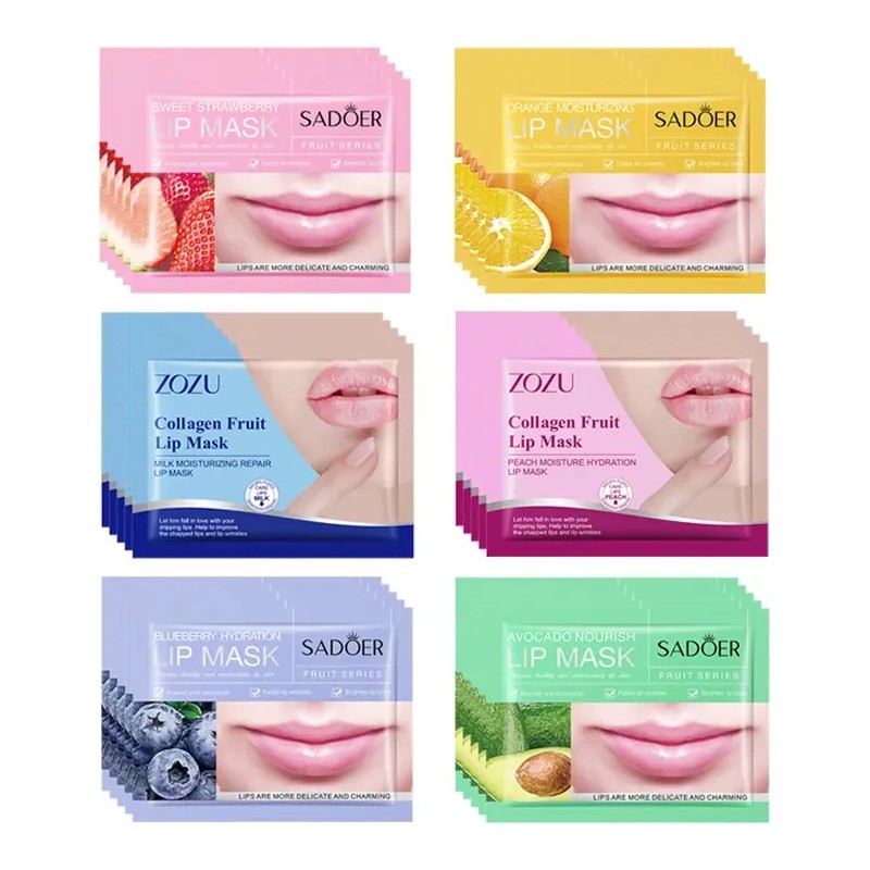 Mascarilla Hidratante Labios Frutas Purificante