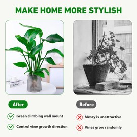 TLENEMOS Frog Plant Stand - Garden Plant Clips for Potted Climbing Plants, Vine Plant Leaf Holder Support, Multipurpose Frog Flower Holder, Plant Pins for Indoor Plants, Outdoor Garden Decor (5pcs)