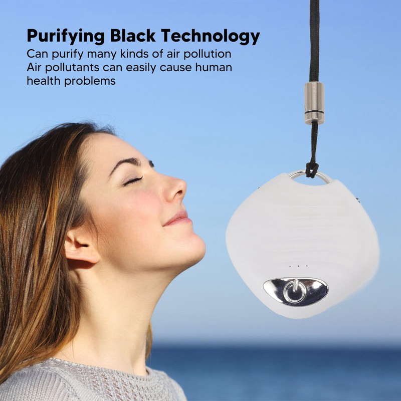 Mini Wearable Air Purifier Smoke Odor Removal Portable Negative Ion