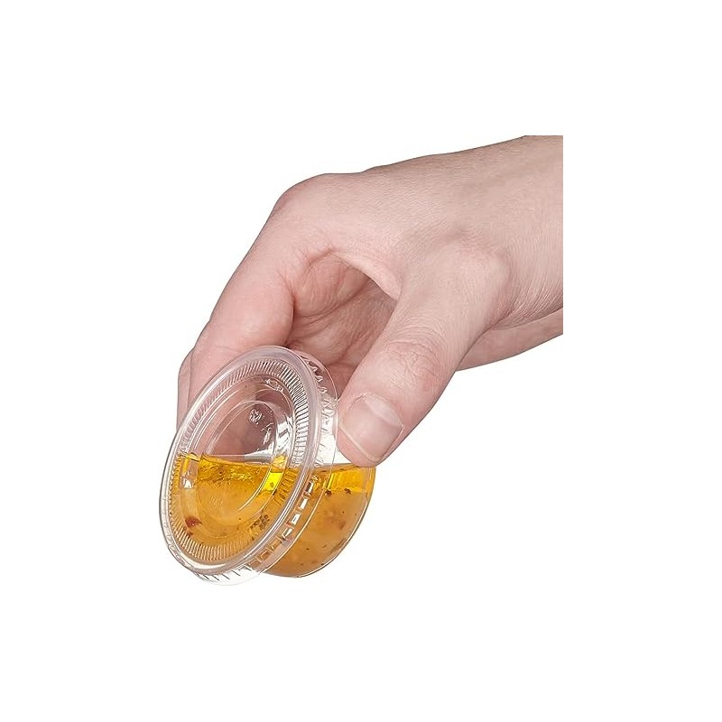 U Chef Paquete de 100 Vasos de Plástico para Gelatina