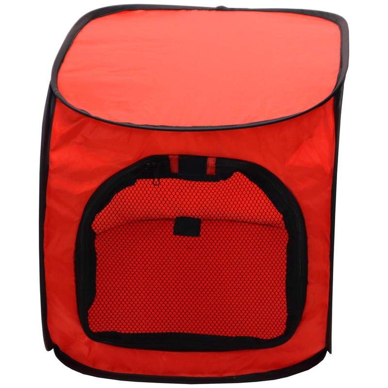 Portable Pop Up Dog Crate-X Large, Red