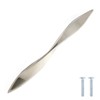 Decoranddecor Brushed Polished Twisted Kitchen Bathroom Cabinet Door Drawer Furniture