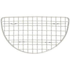 Endoshoji QTV26 Commercial, Crimped Cable Tray, Half-Moon Shaped, For Fried Food, 304 Stainless Steel, Made in Japan