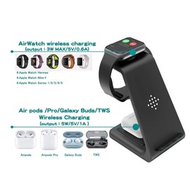 T3 3 in 1 Wireless Charging Station. For Apple Products. New/Sealed.