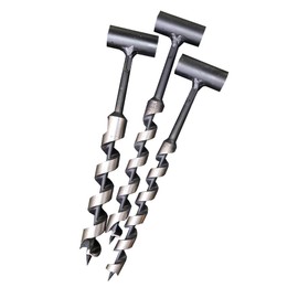 Scotch Hand Auger Wood Drill | Scotch Eye Survival Tools Manual Auger Gear Set Woodworking | Outdoor Camping Hiking Equipment (0.70" Drilling Diameter)