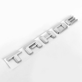 3pack OEM 2021 Tahoe Emblem 3D Letters Badge Compatible with fits 2019-2025 Tahoe 84910058 Chrome