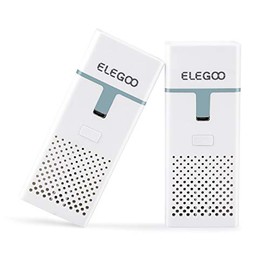 ELEGOO Mini Purificador de Aire con Filtro de Carbón Activado y Adaptador Universal para LCD, DLP, Impresora 3D de Resina MSLA (Paquete de 2)