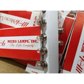 micro lamps Inc. 10x 112 Ml-112 Vintage Miniature light bulb lamp GE Westinghouse RCA AC delco
