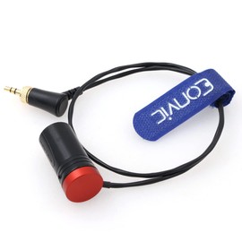 Eonvic Flat 3 Pin XLR to 3.5mm TRS Cable Balanced Mini 3 Pin XLR Male to Right Angle 3.5mm Audio Connector Cable for Canon EOS C70 Camera - Red