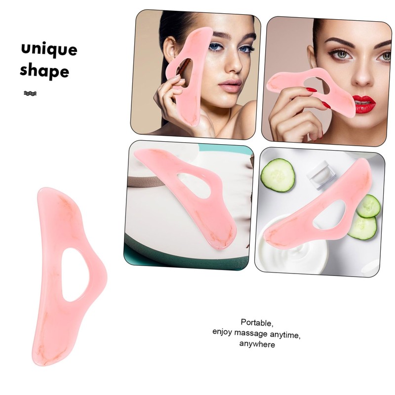 Beavorty Unique Shaped Resin Massage Board Face Body Scraper Massager