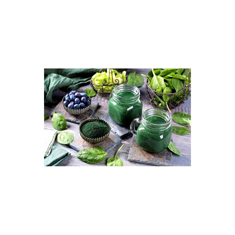 Nature's Blessings Alga Espirulina en Polvo Orgánica 200g