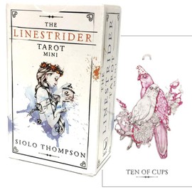 Tarot Cards, 78 Cards, Weighted Edition, Miniature, Tarot Telling, Line Rider, Tarot Mini, The Linestrider Tarot Mini (English Language Not Guaranteed)