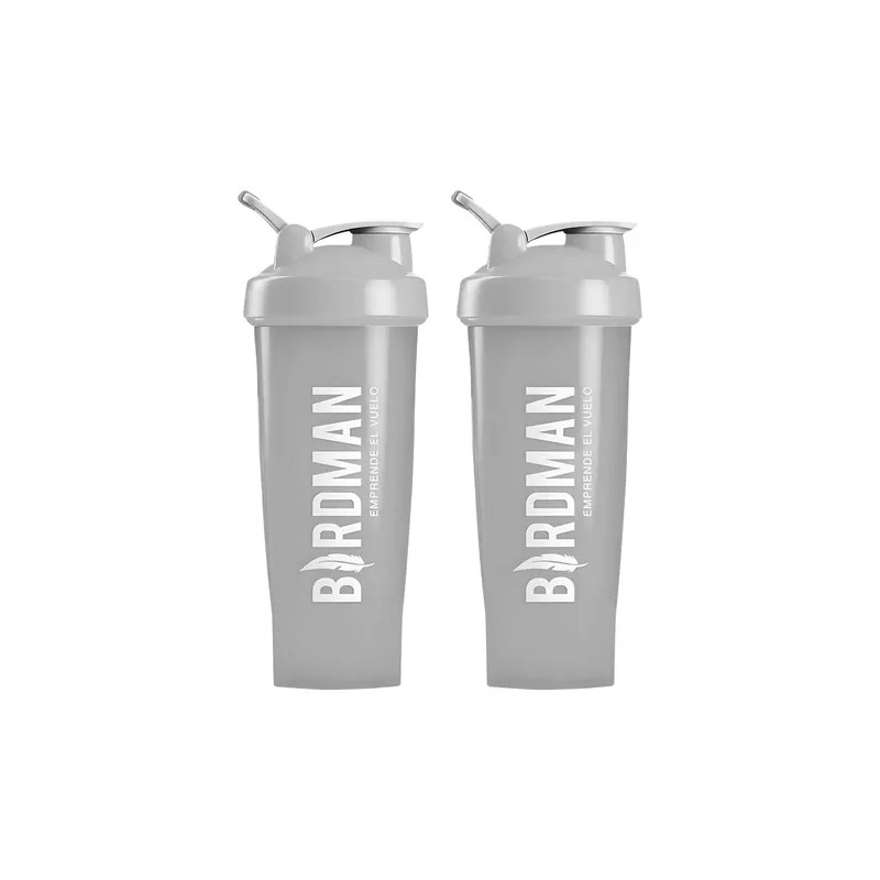 Birdman Kit 2 Vasos Shaker Para Proteína 600ml Bpa Free