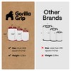 GORILLA GRIP BPA-Free Reversible Kitchen Cutting Board Set of 3,